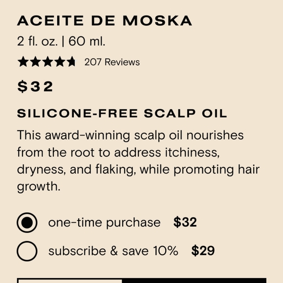 NWT Ceremonia Aceite de Moska Scalp Oil - Picture 5 of 8